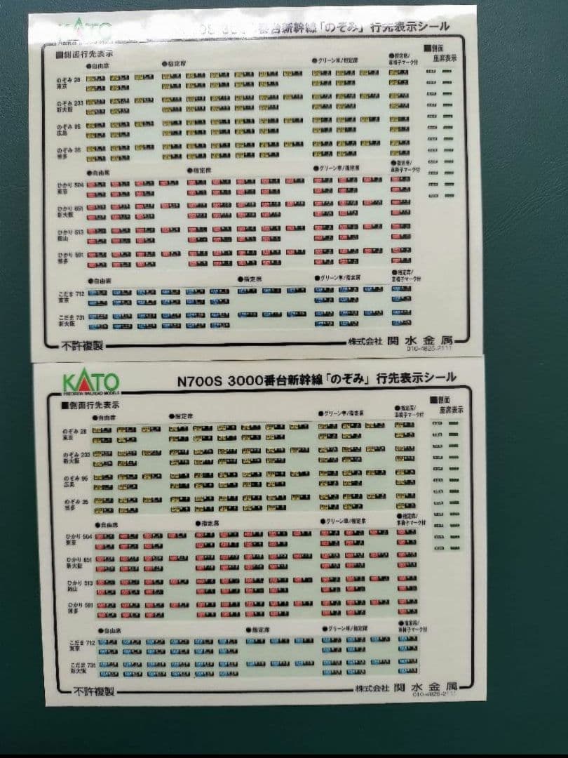 KATO 10-1742 N700S 3000番台 のぞみ 16両セット