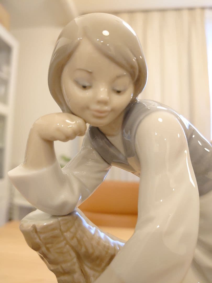 【極美品 絶版】LLADRO リヤドロ No.1246『おとなしくしてね』