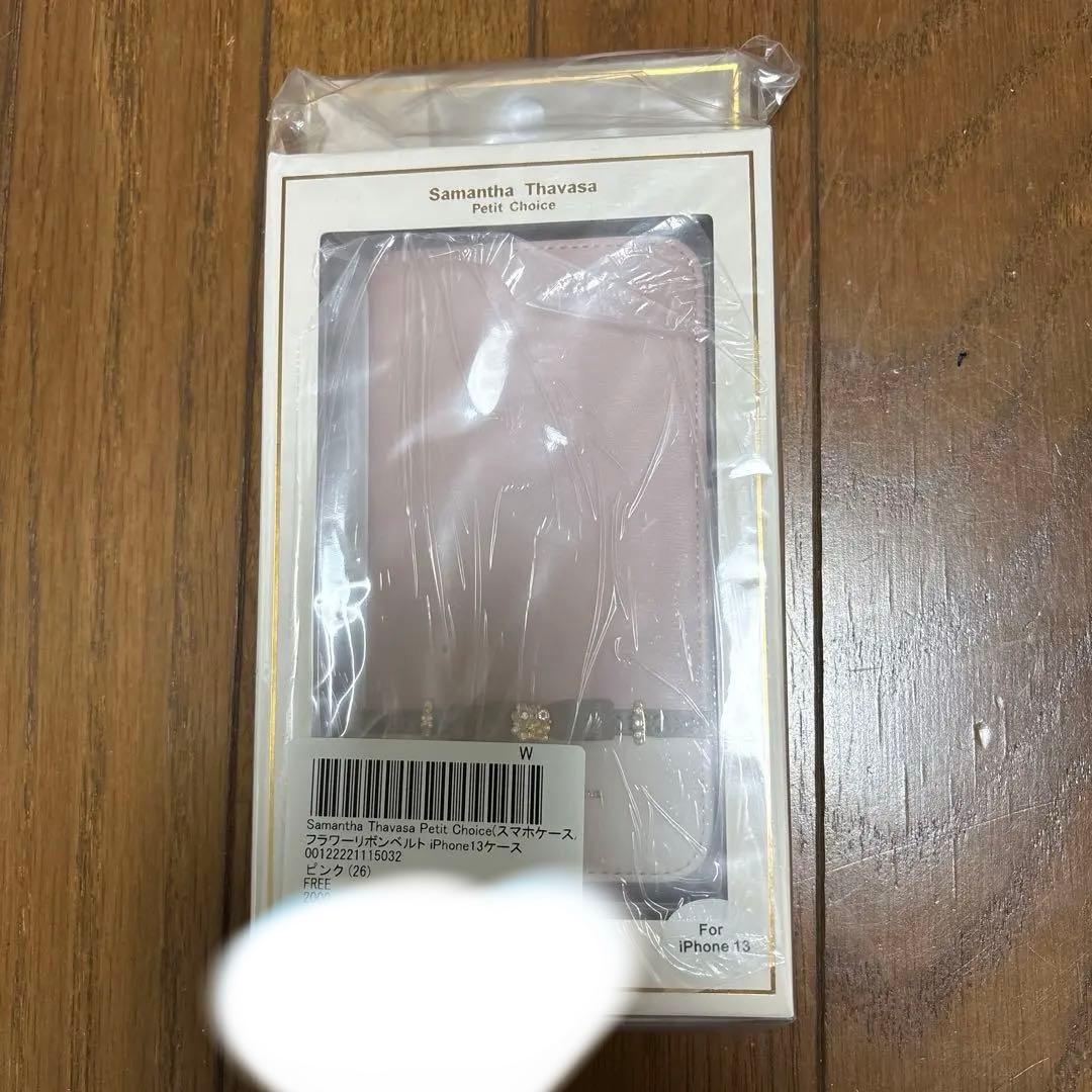 サマンサタバサプチチョイス　フラワーリボンベルト　iPhone13ケース