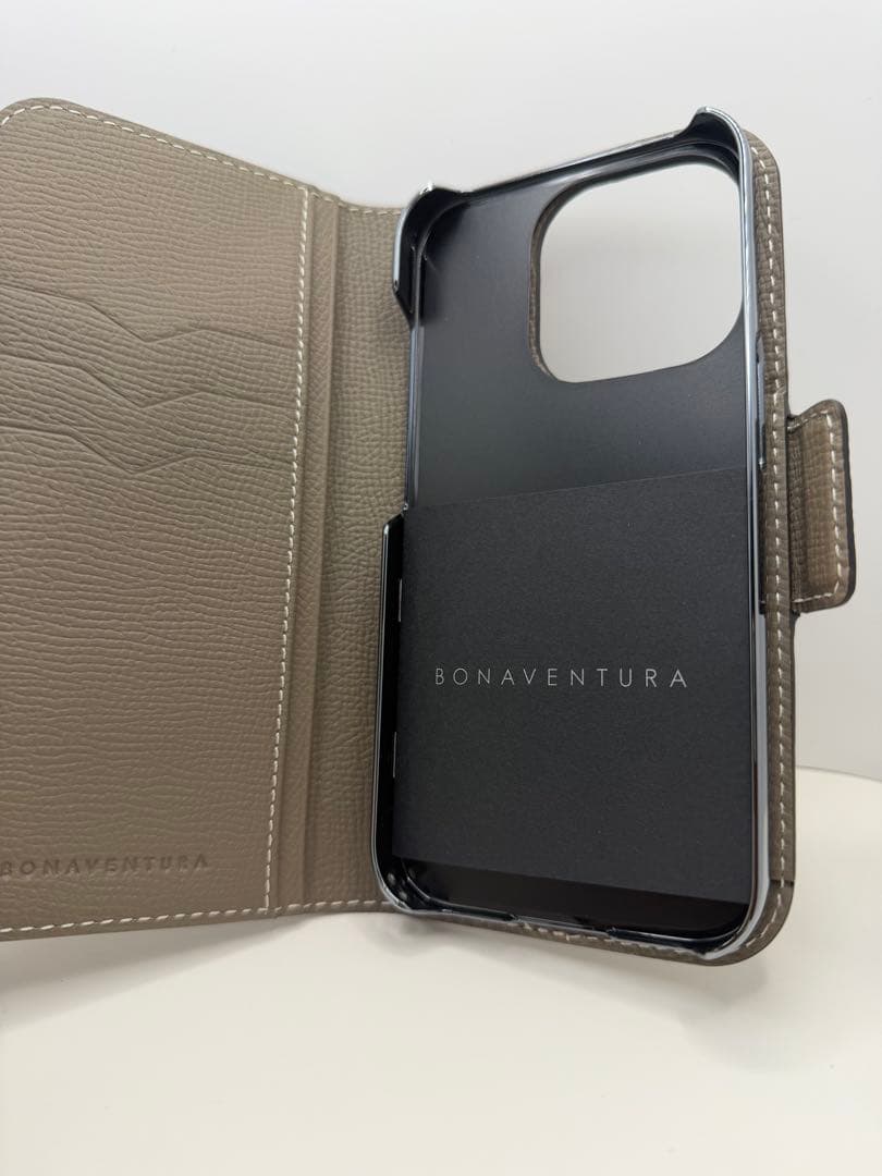 BONAVENTURA iPhone15Pro 手帳 エトープ 美品