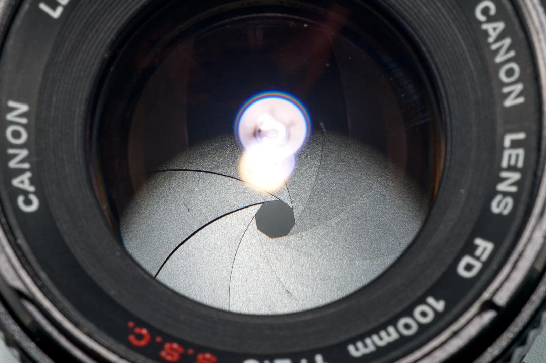 CANON 旧FD 100mm f2.8 S.S.C. MFレンズ L87