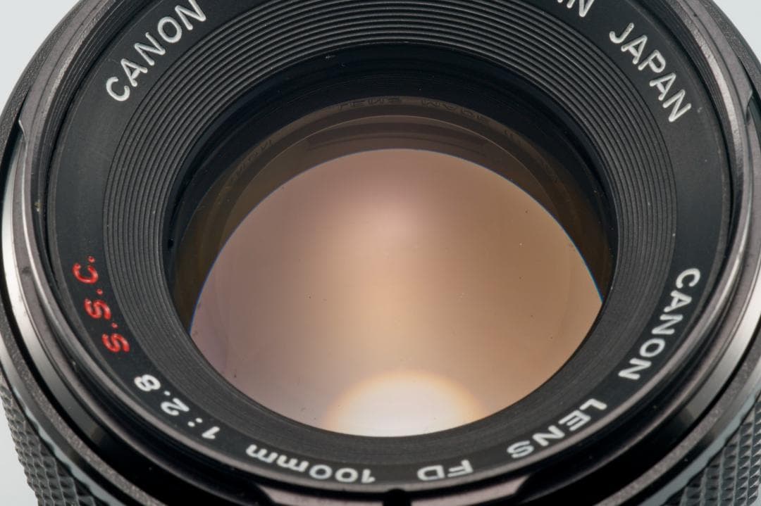 CANON 旧FD 100mm f2.8 S.S.C. MFレンズ L87