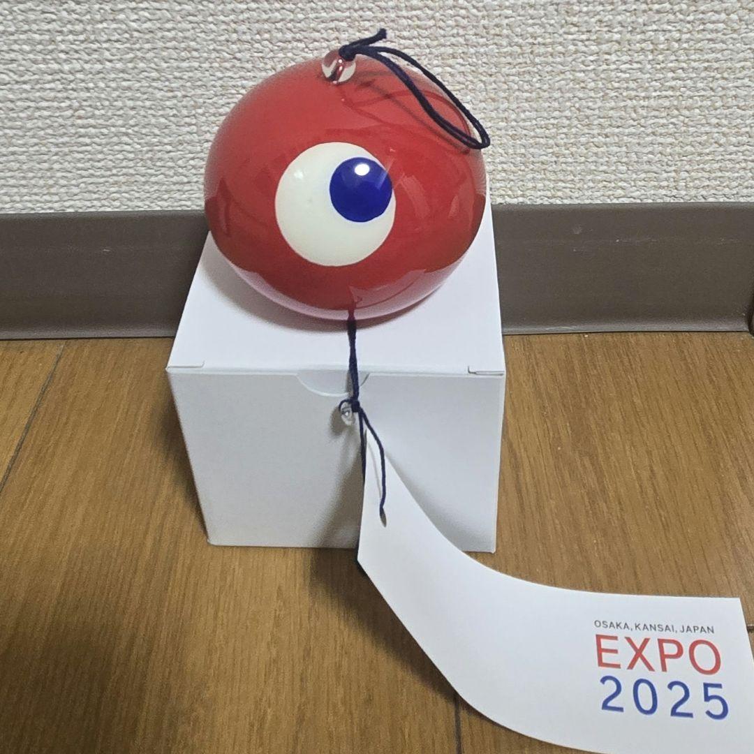 【新品】大阪関西万博 EXPO2025 江戸風鈴 麻の葉　こみゃく風鈴