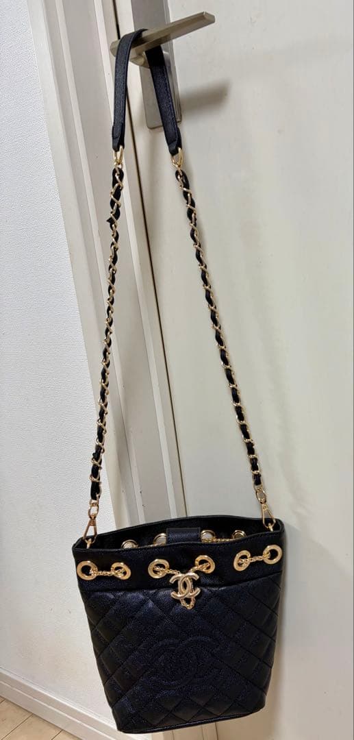 新品未使用　シャネルブラック キルティング 2wayショルダーバッグ