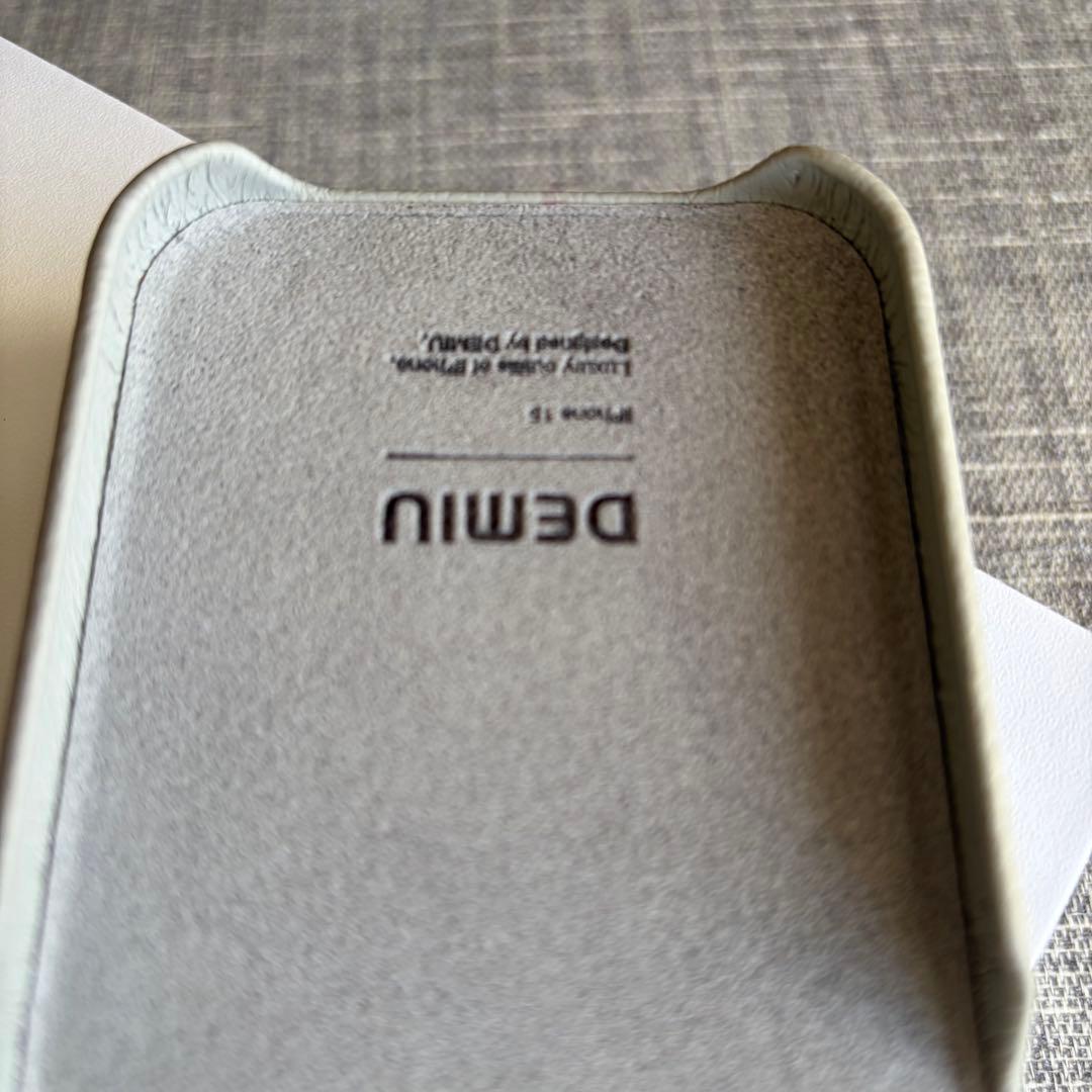 DEMIU /デミュウ BALLON iPhone15ケース パール