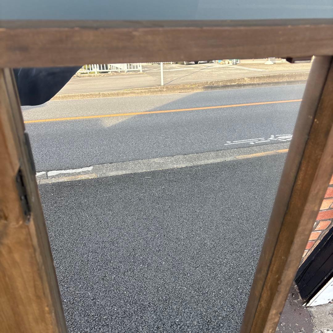 スタンドミラー アンティーク風 ドアミラー 扉付き 姿見 全身 全身鏡