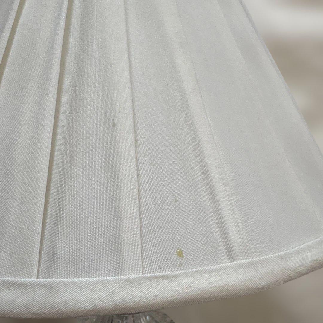 カットクリアガラス　アンティーク　テーブルランプ/スタンドランプ