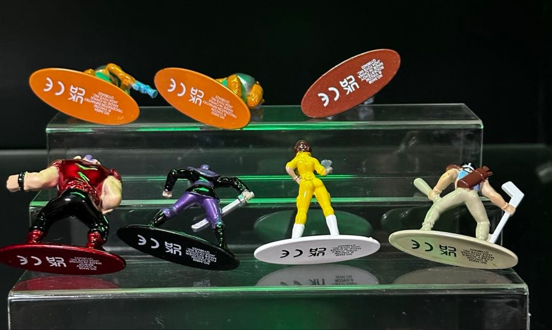 ミュータント タートルズ ナノメタルフィグ　7種/タカラキーホルダー7種＋おまけ