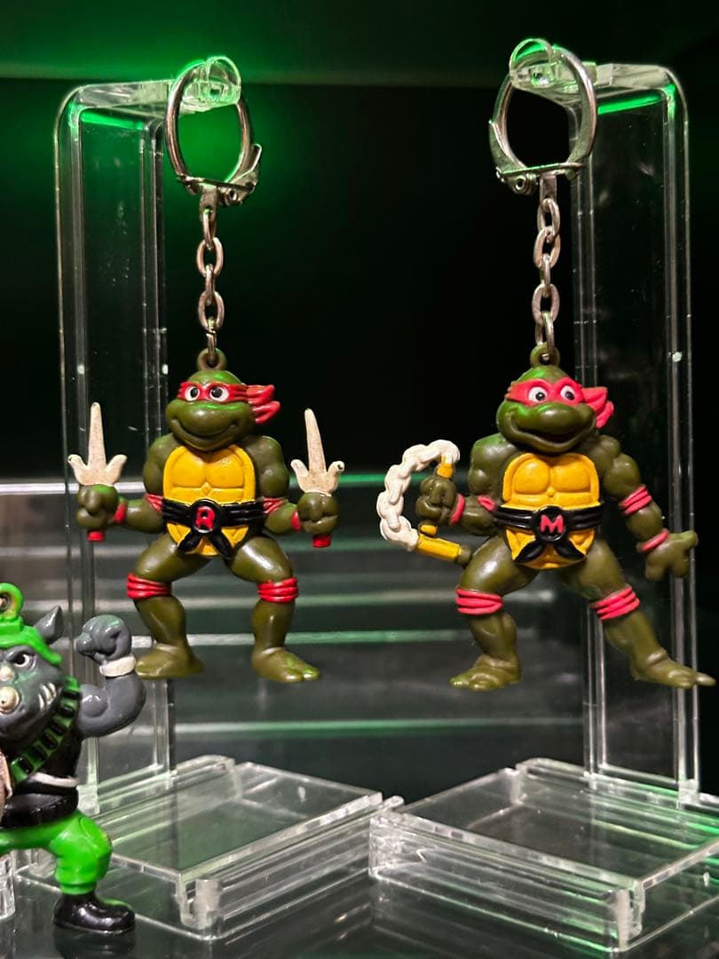 ミュータント タートルズ ナノメタルフィグ　7種/タカラキーホルダー7種＋おまけ