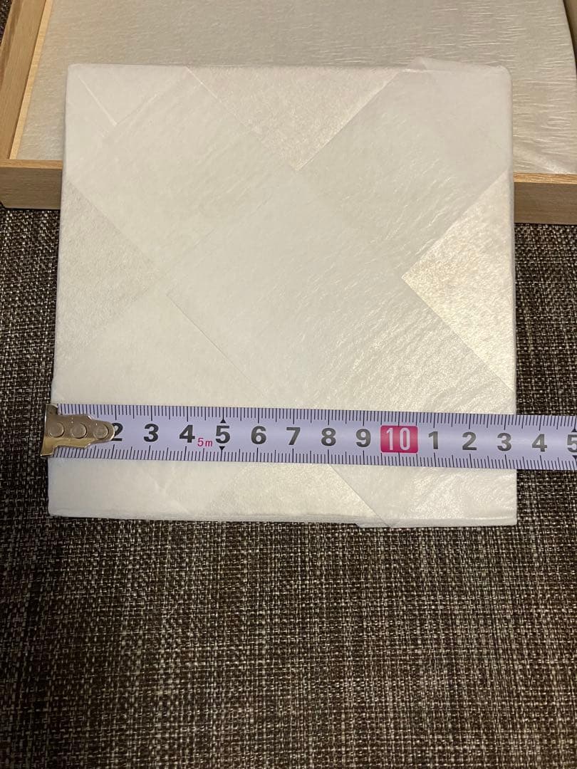 未使用syouryu すずがみ 錫100％ 3枚 折り曲げ自在 プレート 木箱入