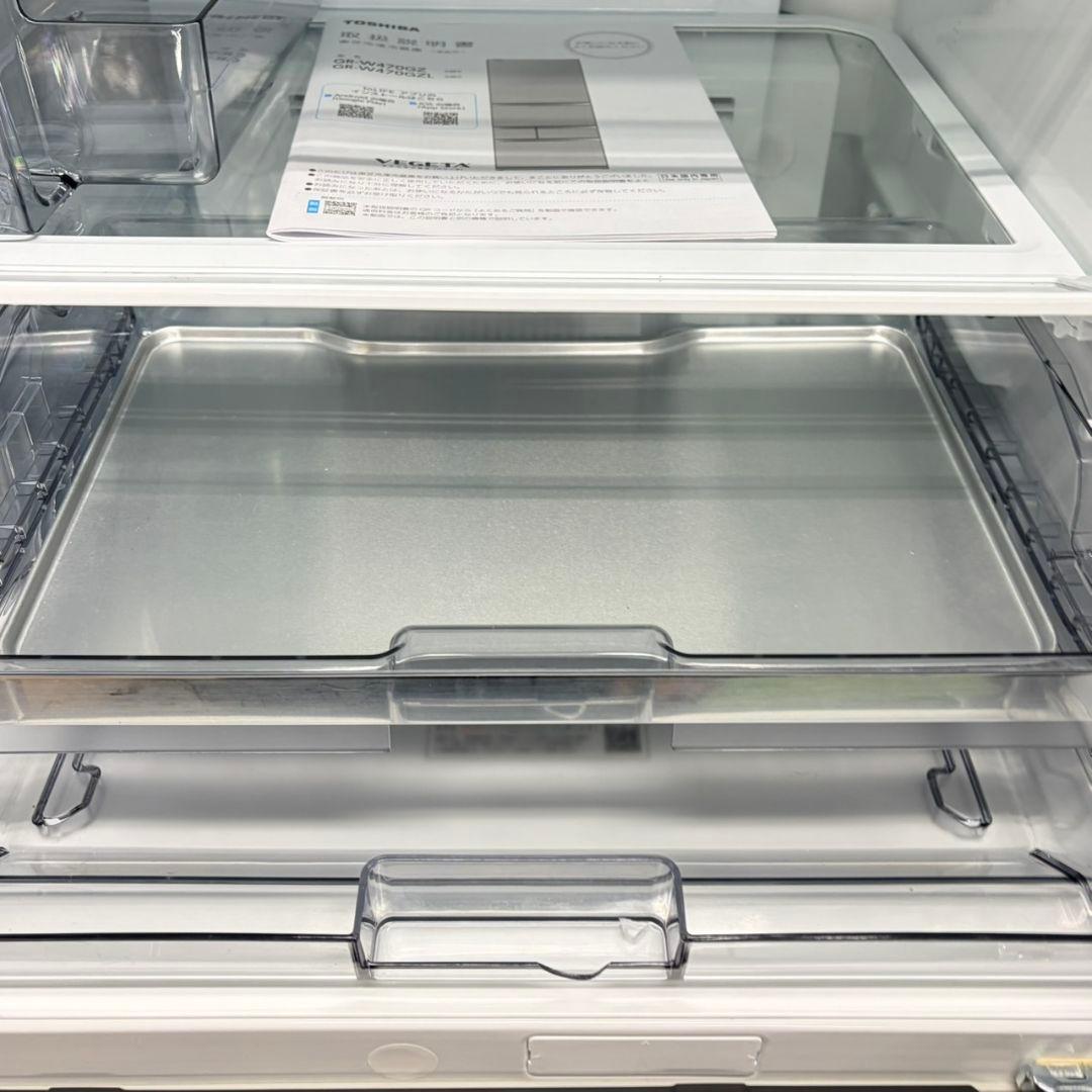 880 大型冷蔵庫 2024年製 ガラストップ 400L〜500L 未使用品