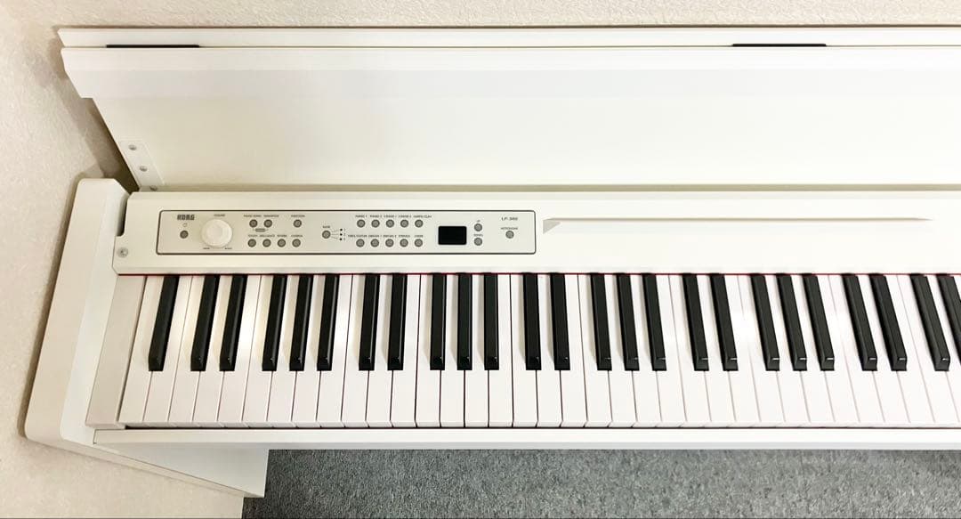 【美品】KORG 電子ピアノ LP-380WH【無料配送可能】