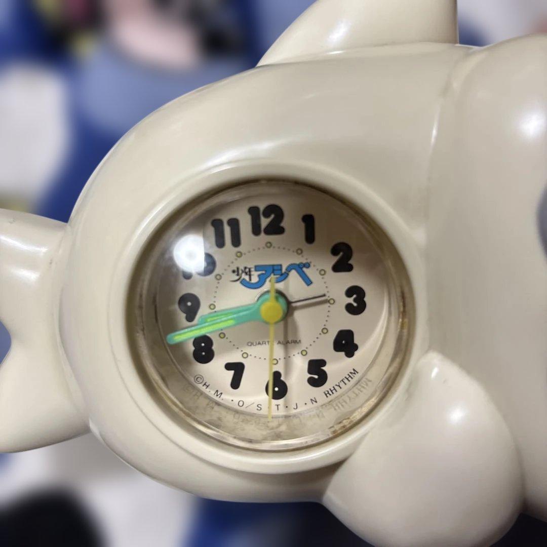 希少　少年アシベ・ゴマちゃん・目覚まし時計　可動品