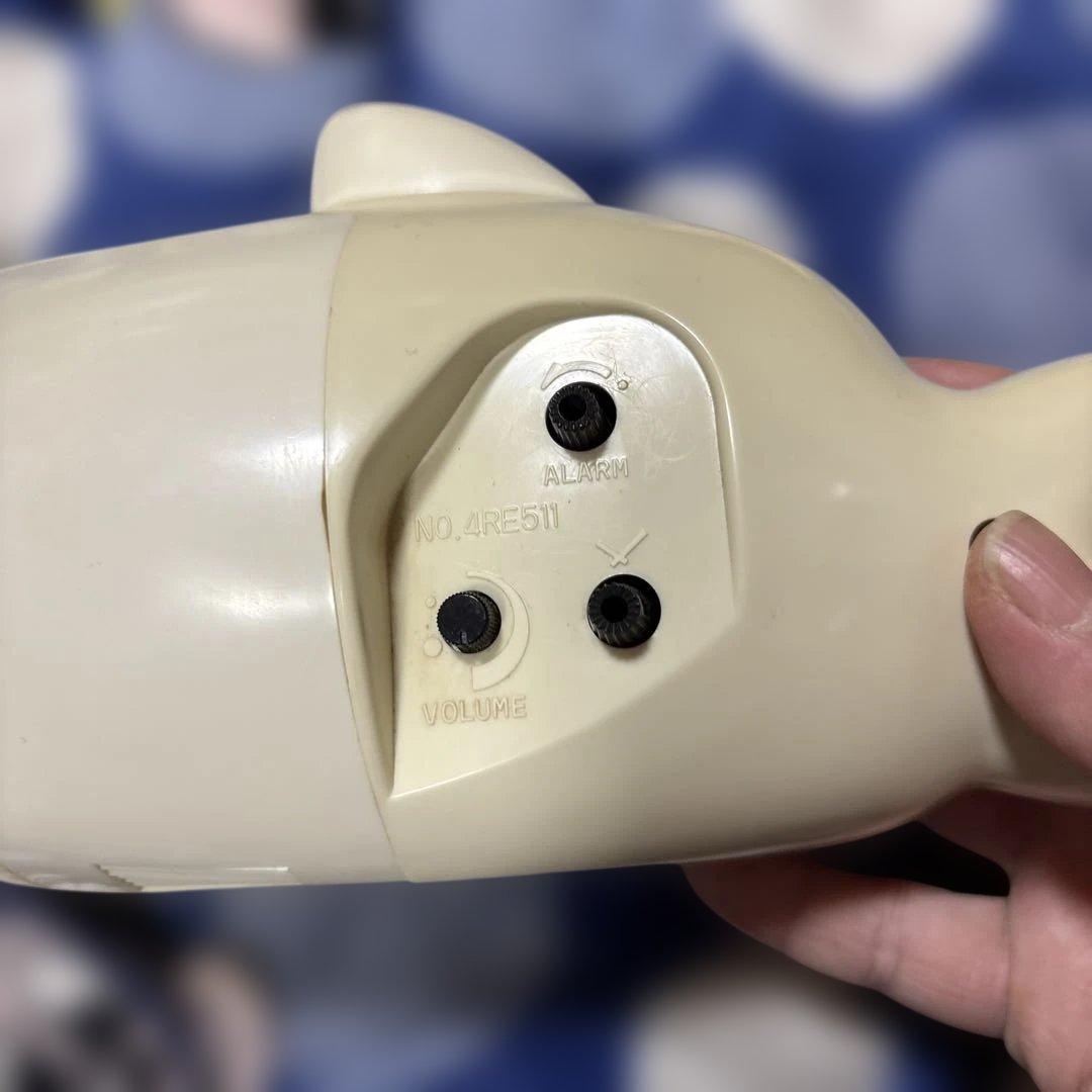 希少　少年アシベ・ゴマちゃん・目覚まし時計　可動品