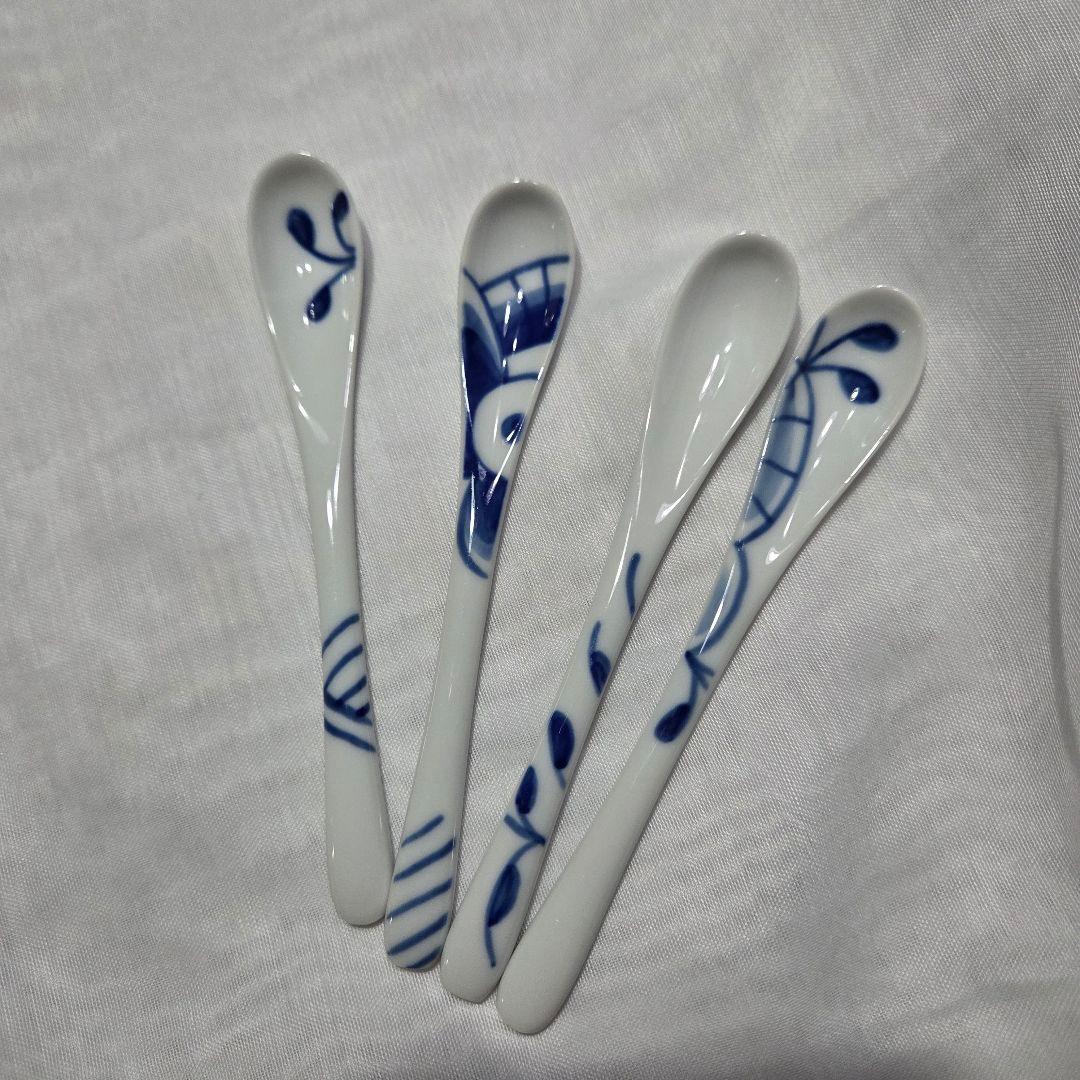 未使用　ロイヤルコペンハーゲン　メガ　スプーン４本セット