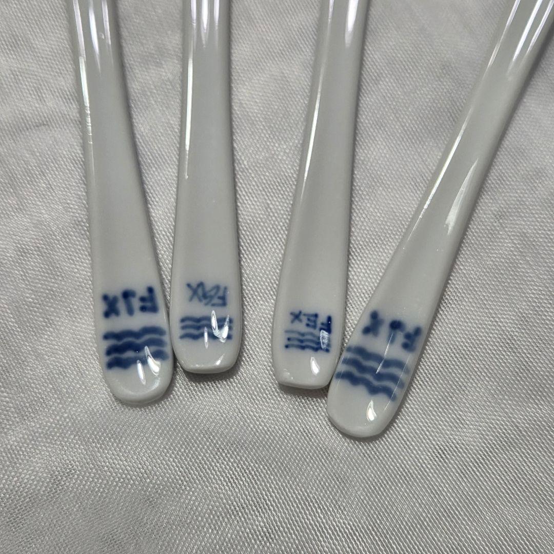 未使用　ロイヤルコペンハーゲン　メガ　スプーン４本セット