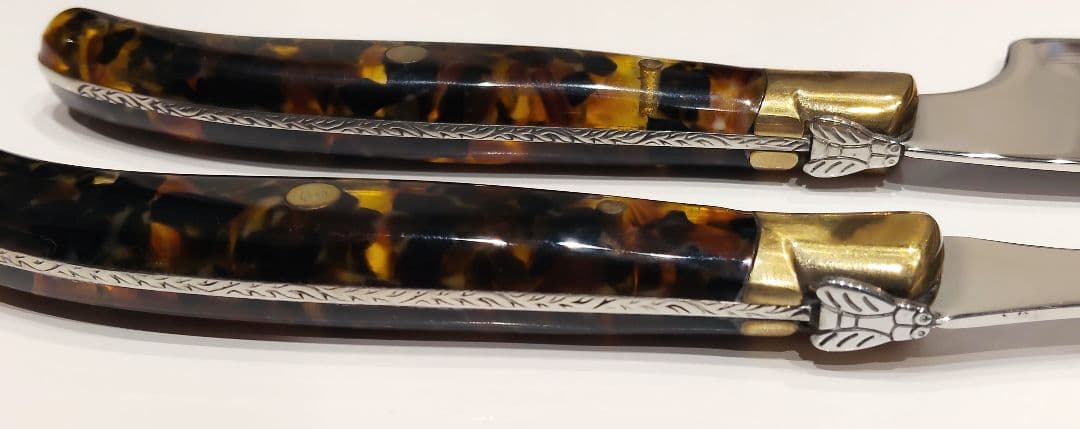 LAGUIOLE ラギオール クロード・ドゾルム チーズナイフ フォーク セット