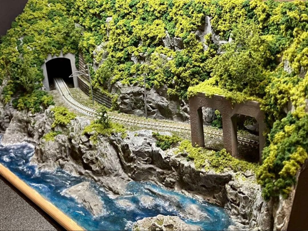 【No.92】Nゲージ　ジオラマ　【通電可能】