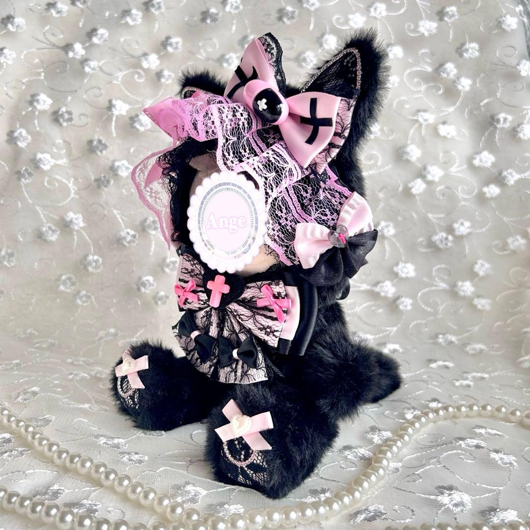 ぬい服　着ぐるみ　16cm おすわり　地雷系　R7-90