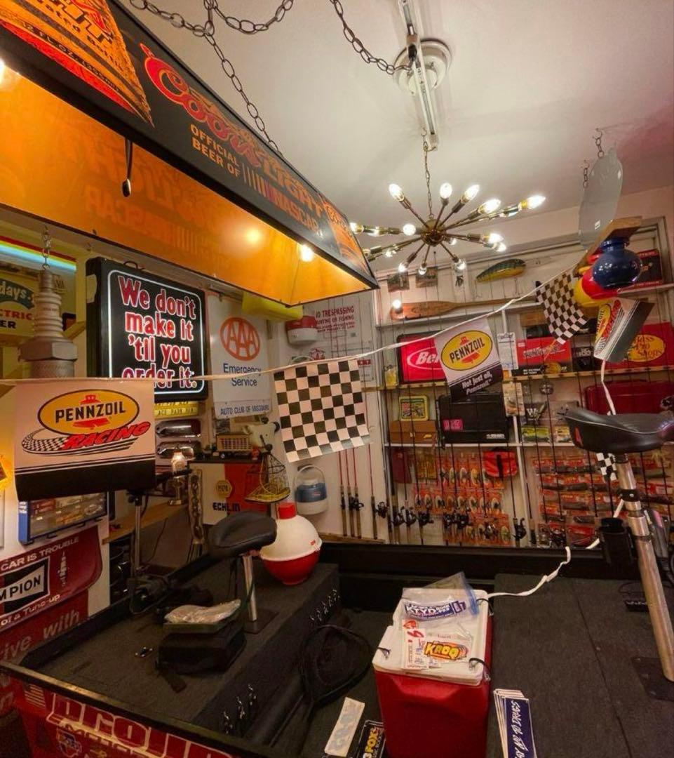 PENZOIL ペンズオイル ガレージ バナー 旗 世田谷ベース アメ車