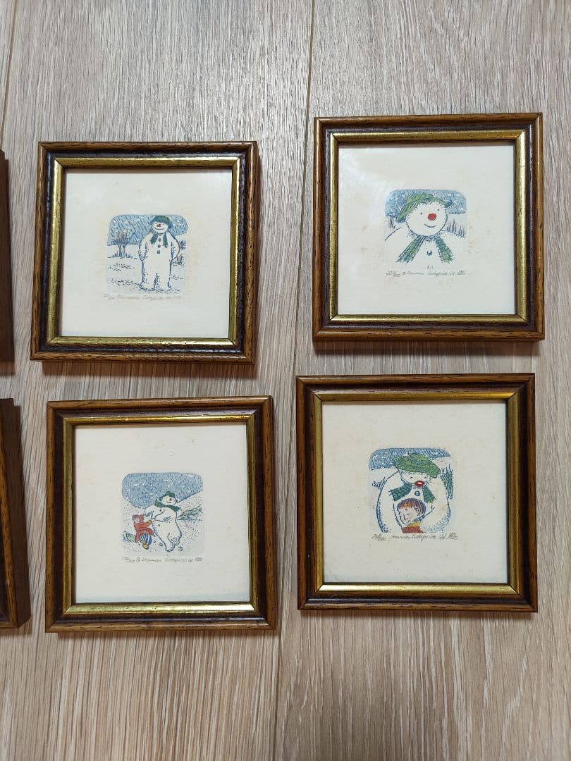 スノーマン エッチング 500限定 1990年 6点set 銅版画man