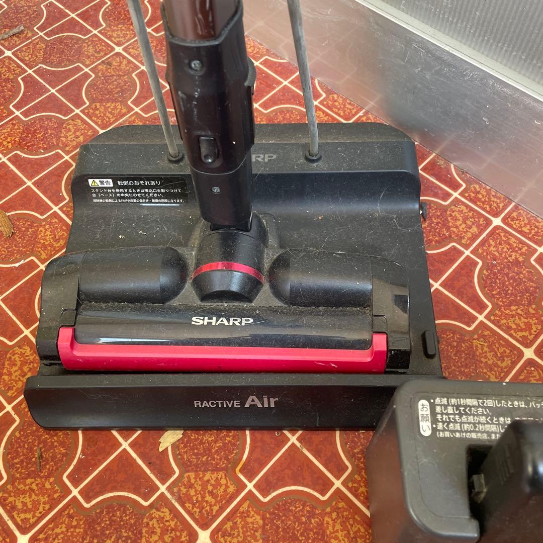 SHARP RACTIVE Air スティッククリーナー本体　バッテリー2個付き