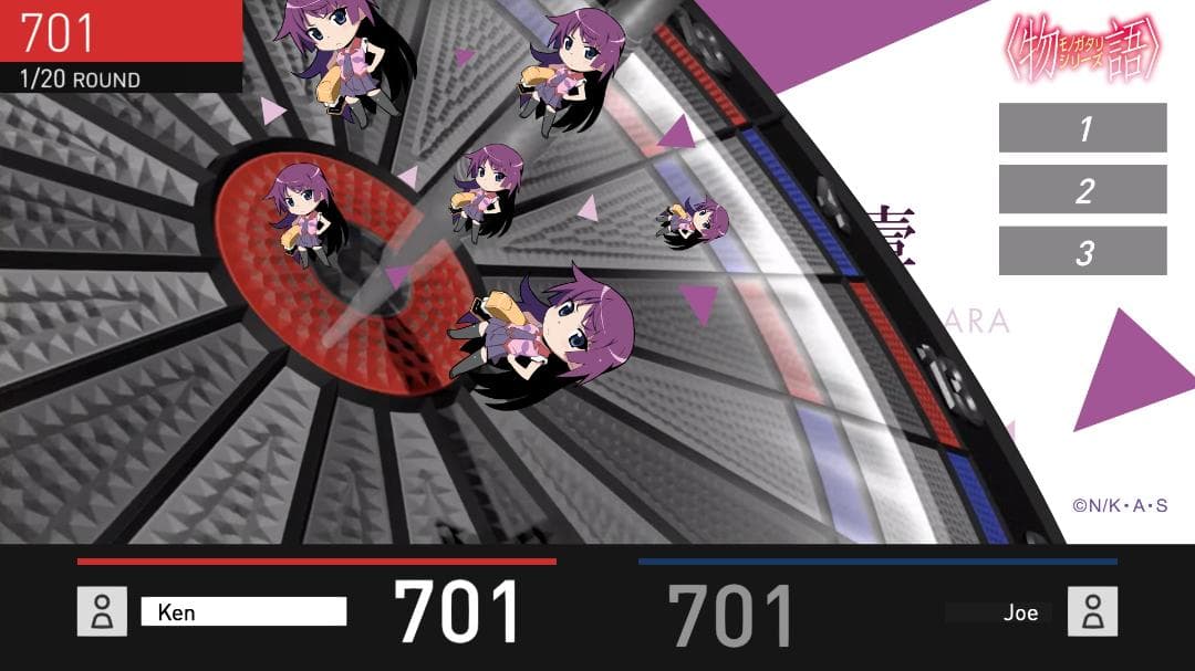 ゆ*ゆ様 未開封　ダーツライブカード　化物語　戦場ヶ原