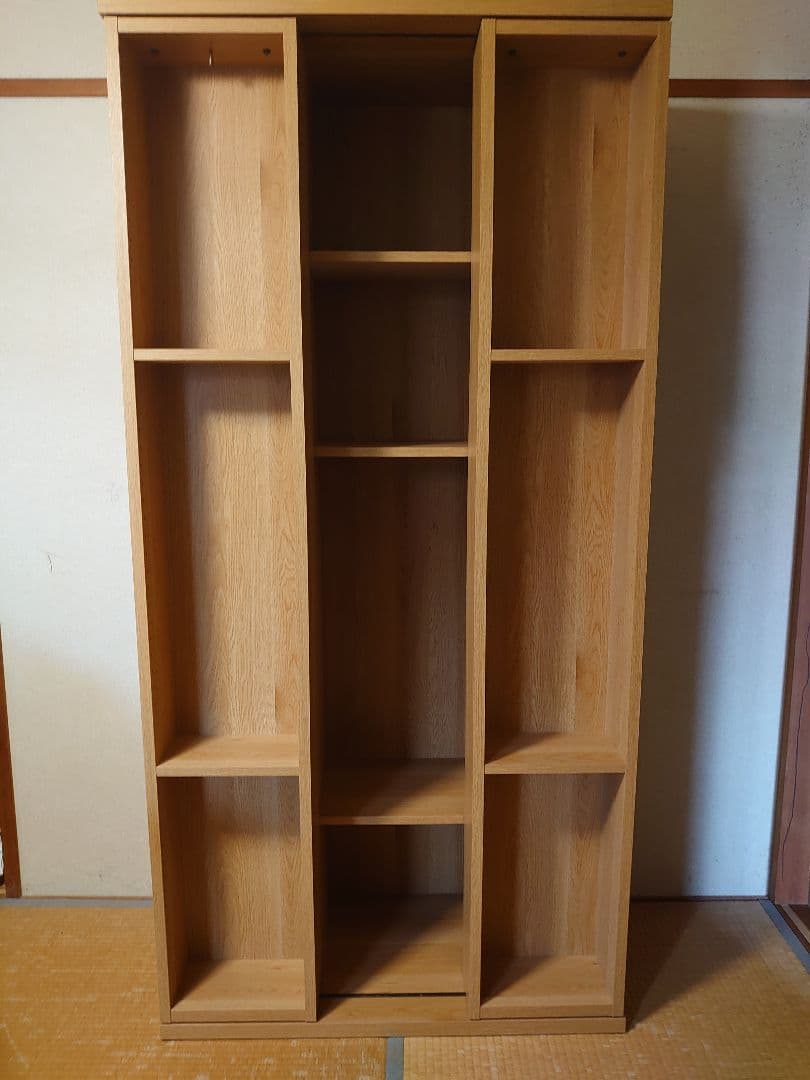 スライド稼働式書棚