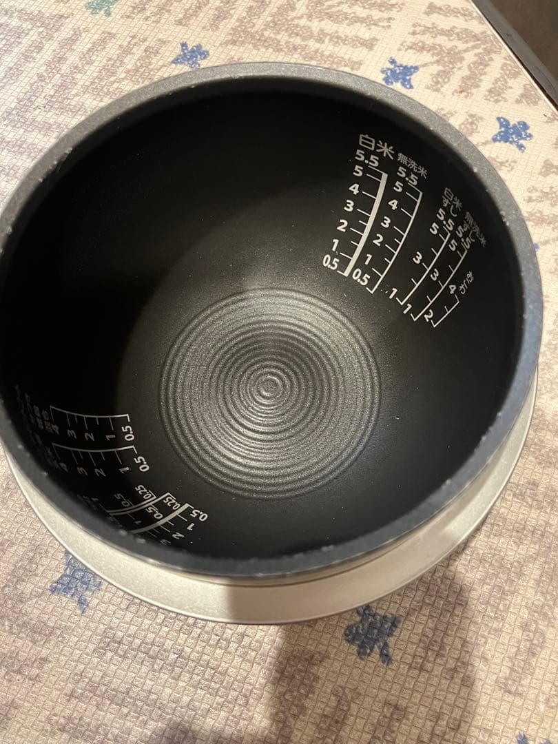 東芝　炊飯器 備長炭かまど本羽釜 5.5合用　内釜・内蓋