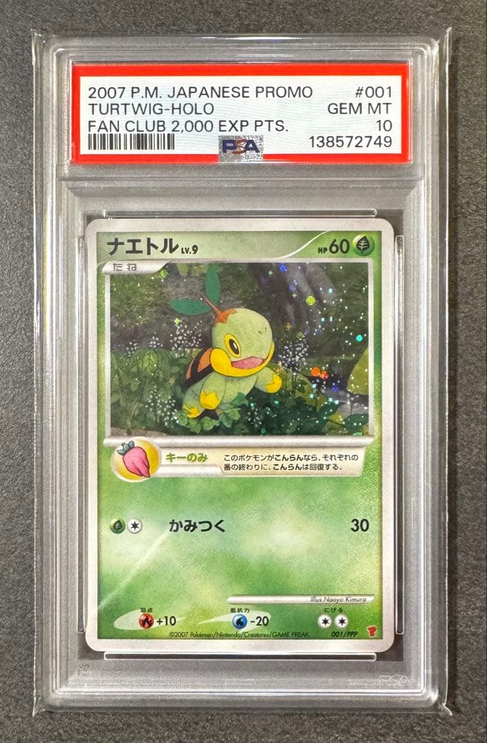 PSA10 ナエトル ホロ プレイヤーズプロモ