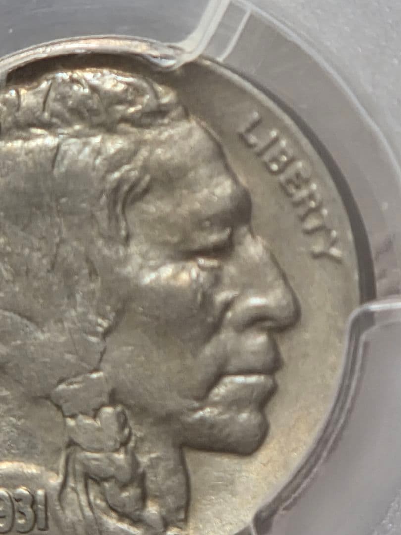 アメリカ合衆国　バッファロー　ニッケル(5セント) 白銅貨 1931 S