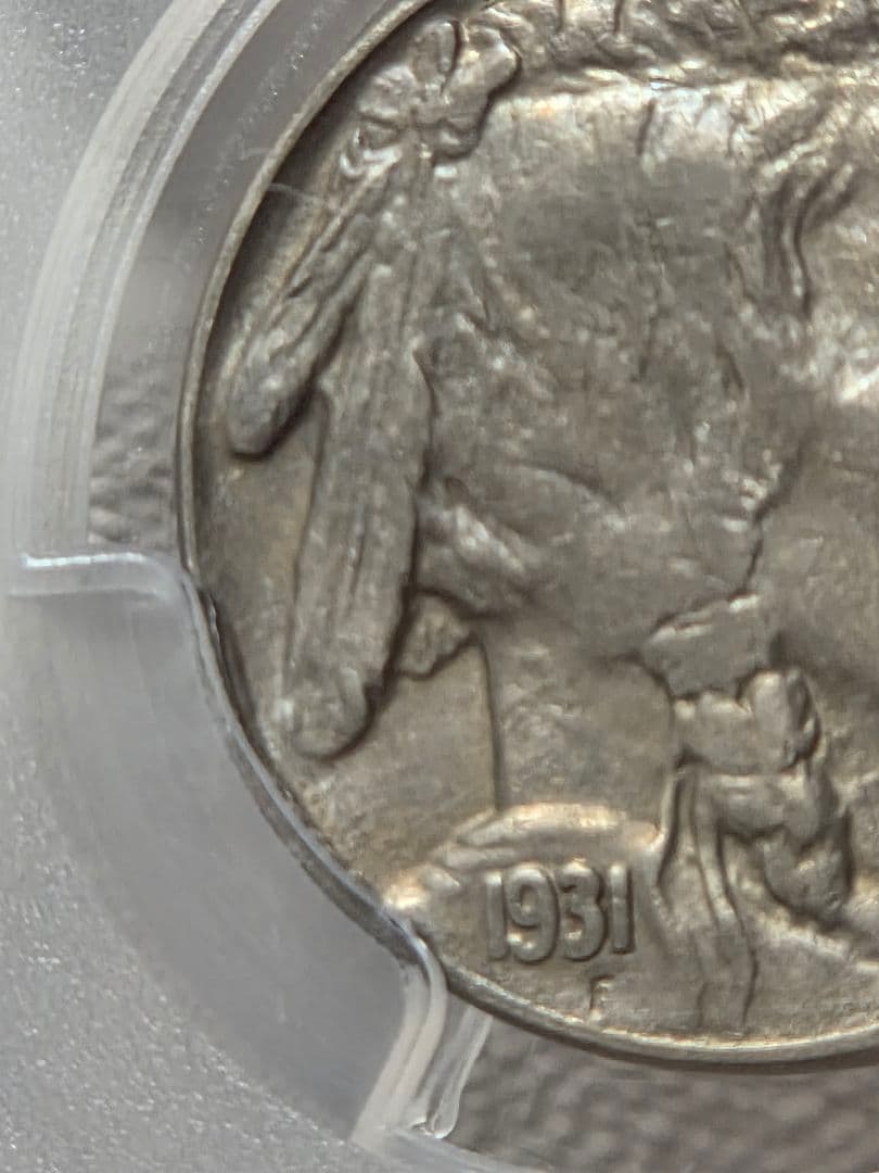 アメリカ合衆国　バッファロー　ニッケル(5セント) 白銅貨 1931 S