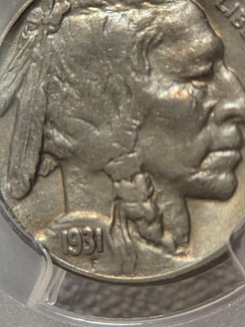 アメリカ合衆国　バッファロー　ニッケル(5セント) 白銅貨 1931 S