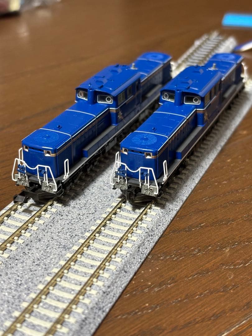 KATO DD51 7008-L 2両と重連パーツのセット