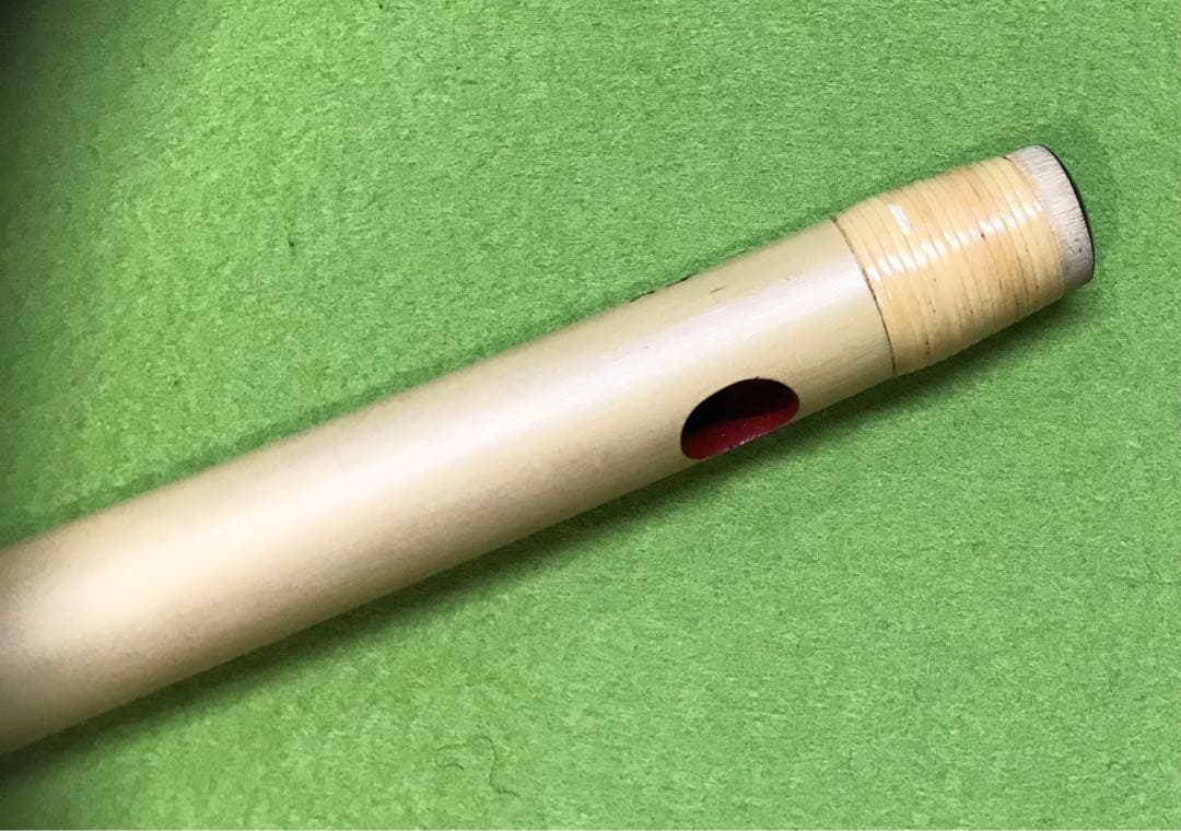 横笛307篠笛/7本調子/獅子田(竹水)/7穴/美品