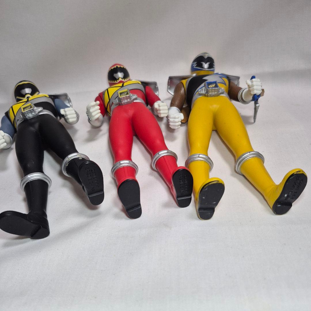 獣電戦隊キョウリュウジャー　ビッグソフビフィギュア6体