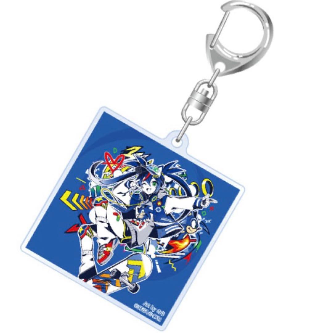 ソニックレーシング クロスワールド×初音ミク CDジャケットキーホルダー　コンプ