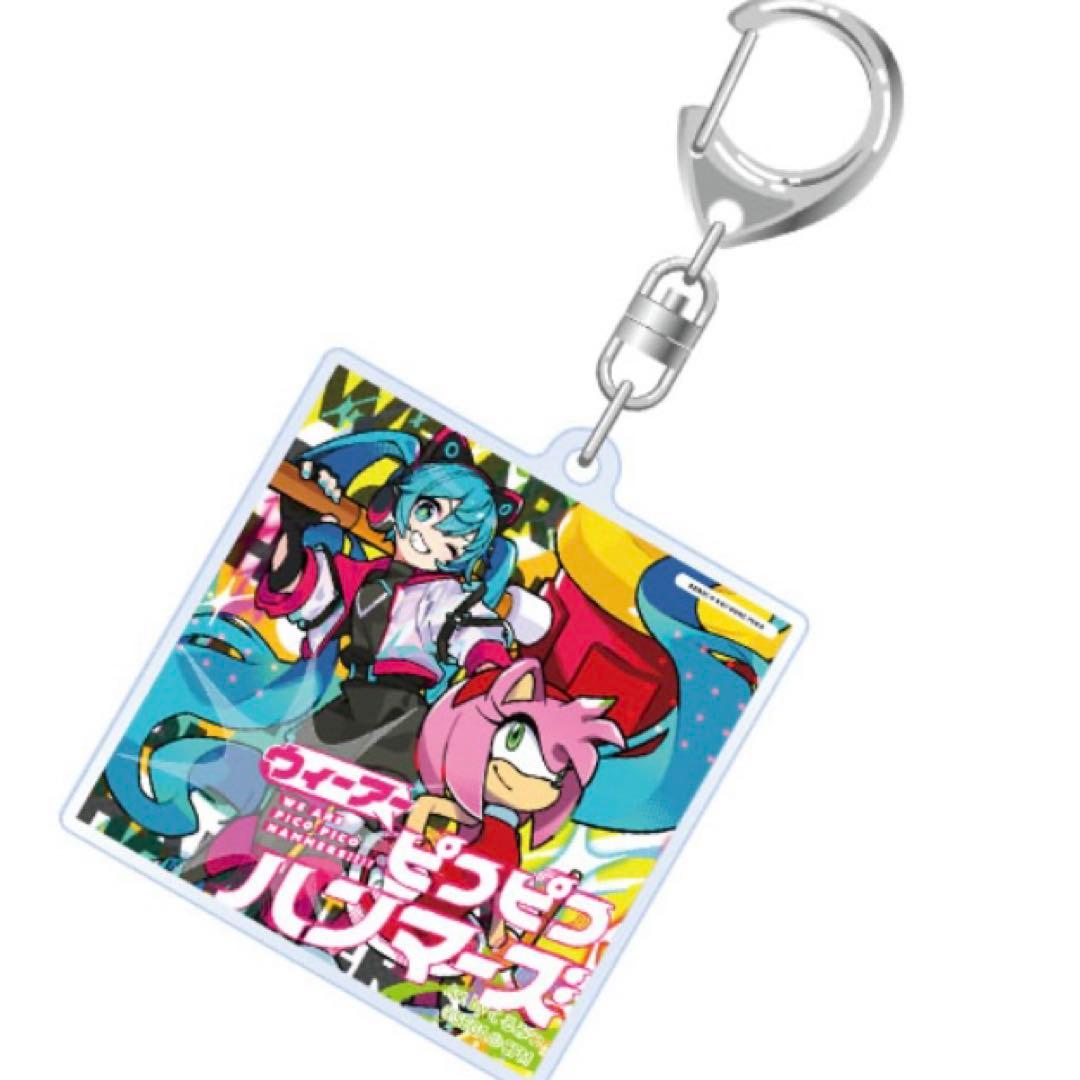 ソニックレーシング クロスワールド×初音ミク CDジャケットキーホルダー　コンプ