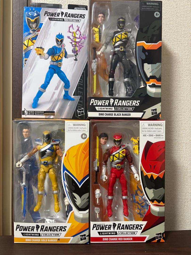 Power Rangers Dino Charge フィギュア 4体セット