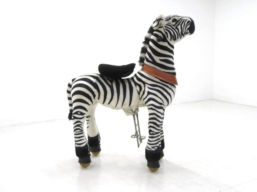 展示品　ラングス　ポニー　エコポニー　乗用玩具　乗り物　シマウマ