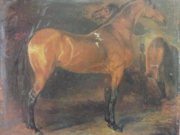 テオドール・ジェリコー、スペインの馬、希少画集画、新品高級額