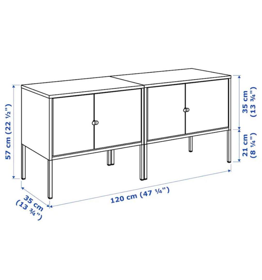 ✰IKEA　イケア　LIXHULT　リックスフルト　キャビネット　2台セット