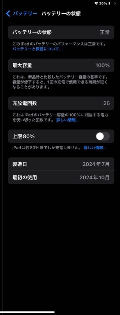 美品 iPad mini （A17 pro） 128GB Wi-Fiモデル