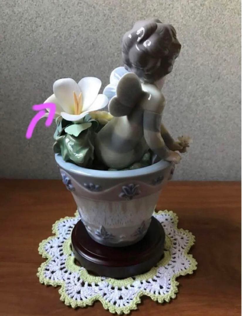 【最終価格】リヤドロ　花と妖精　BUMBLEBEE FANTASY