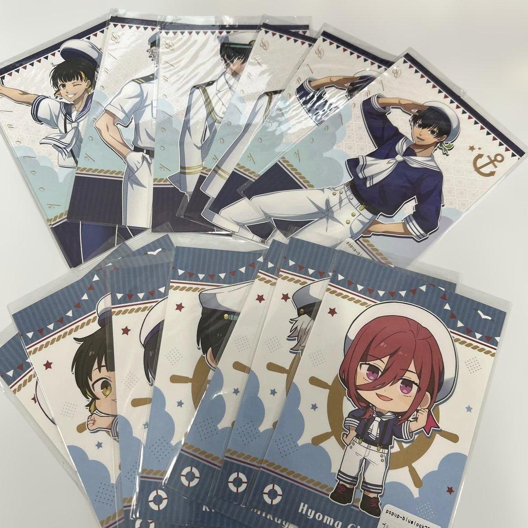 ブルーロック マリンルック 缶バッジ8箱/カード1箱/アクキー/特典付