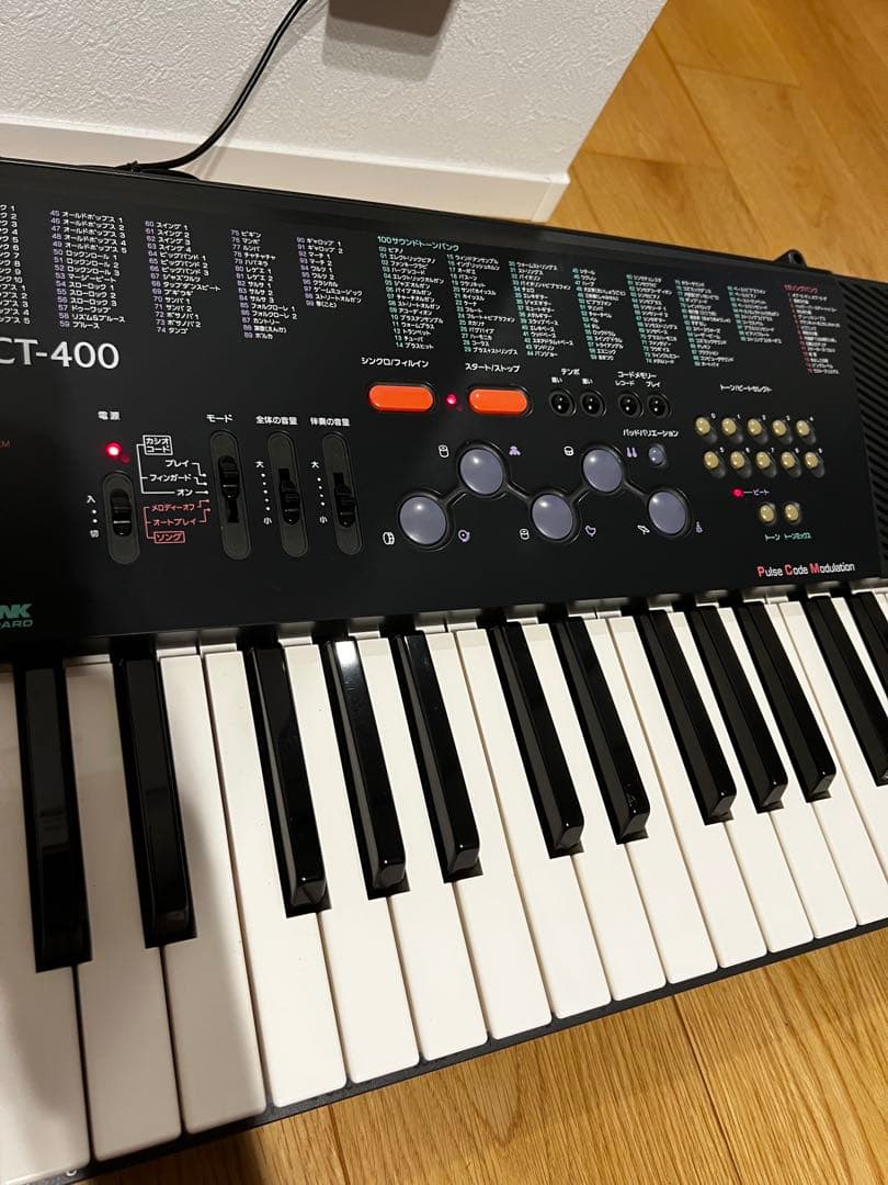 CASIO　CT-400　キーボード