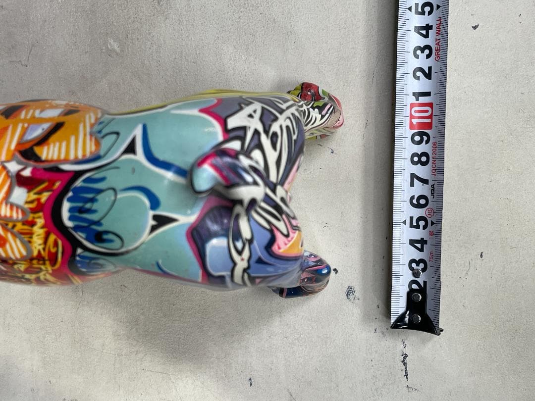 KARE▪️アニマルオブジェ　グラフィティドッグ　デコフィギア　置物　オブジェ