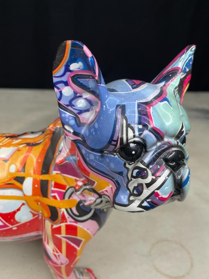 KARE▪️アニマルオブジェ　グラフィティドッグ　デコフィギア　置物　オブジェ