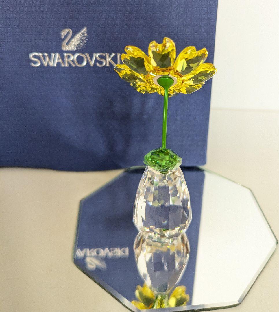 スワロフスキー　「サンフラワー」 置物　ひまわり