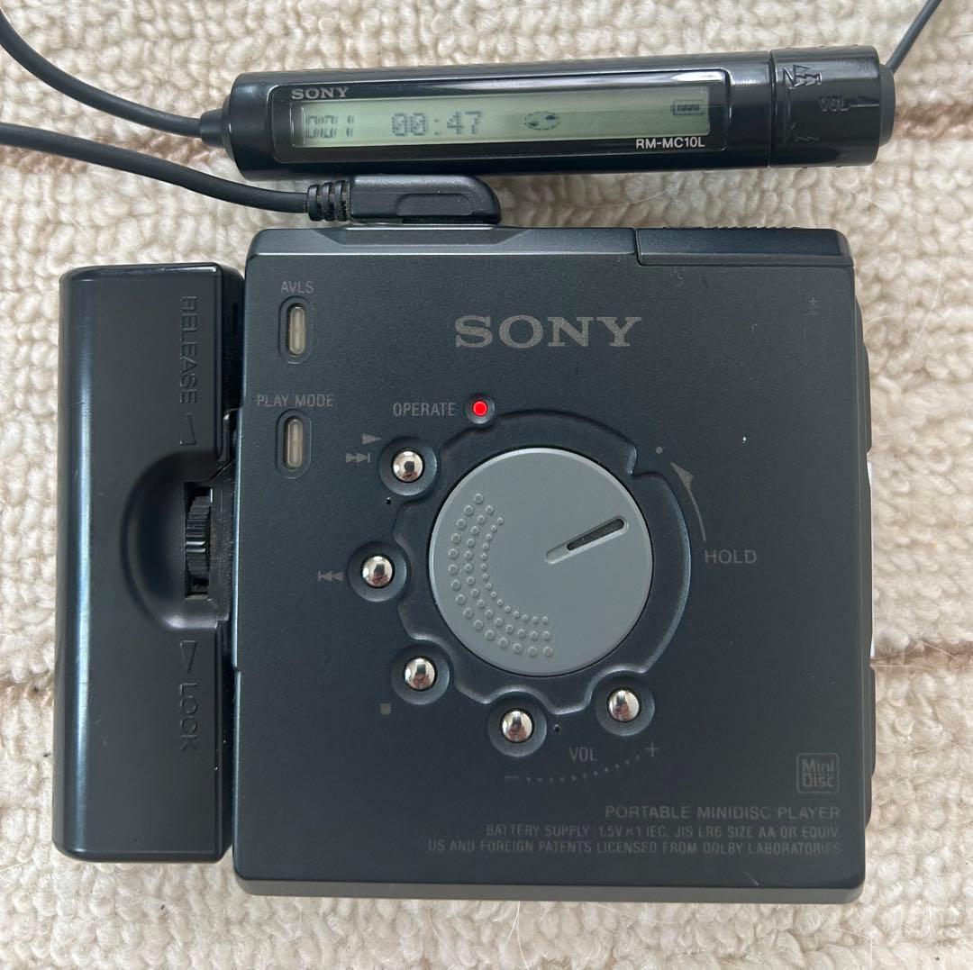動作確認済 SONY ソニー MDウォークマン MZ-E500 ブラック